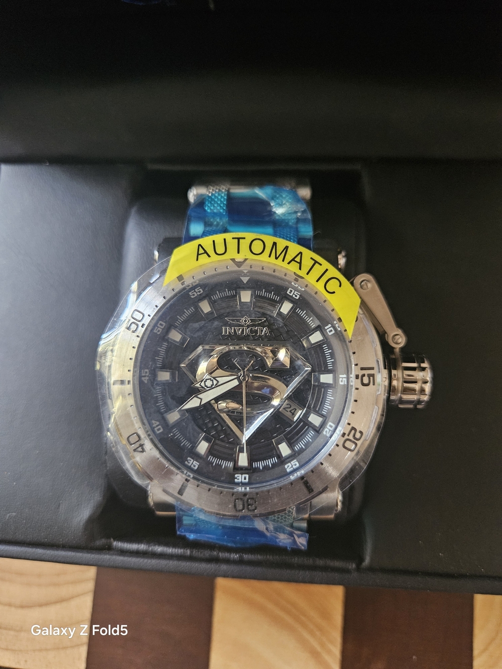 Invicta Superman DC Automatic Men's Silver Watch Model#26824 52mm